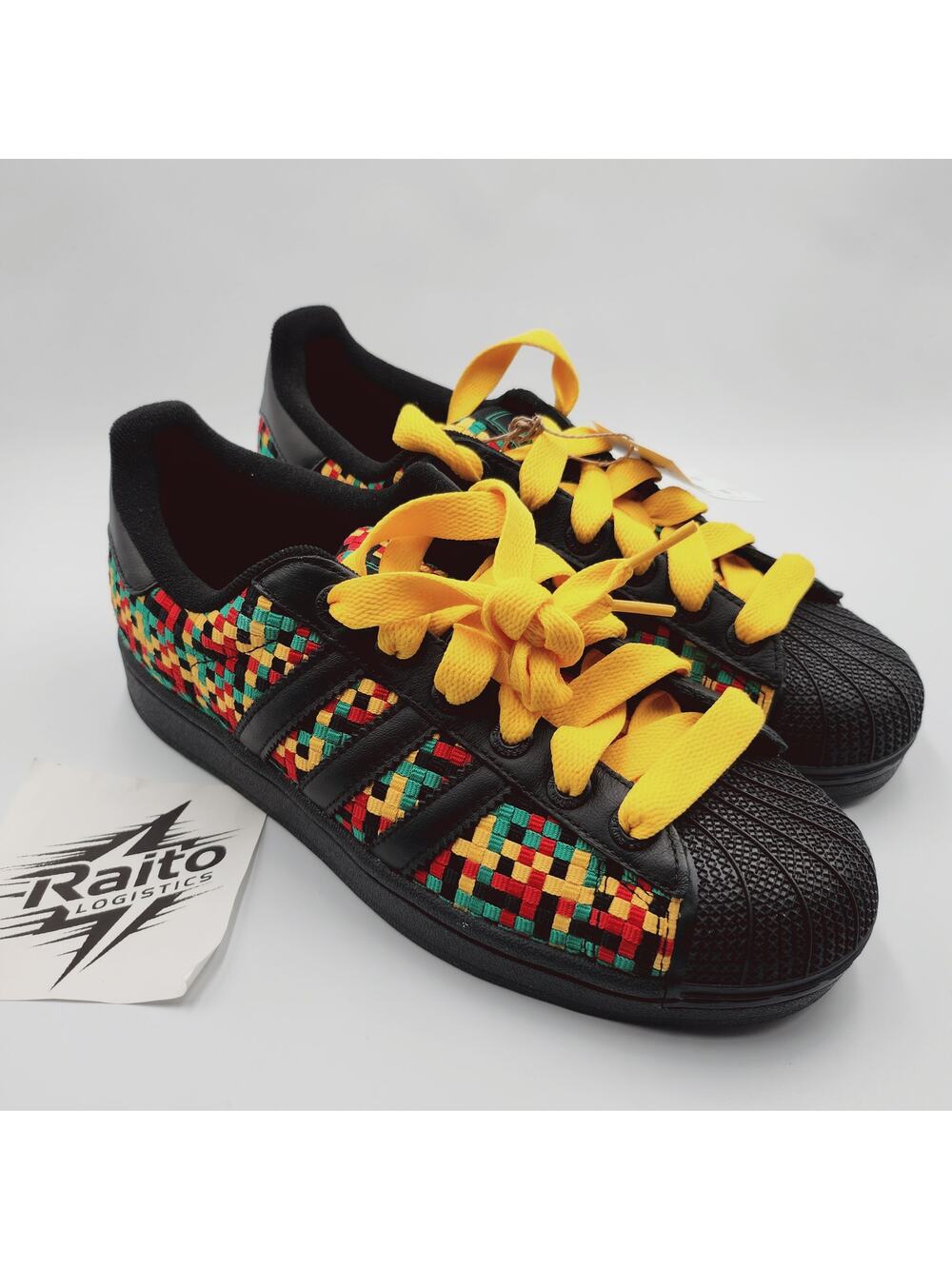 Mens Size 8 Adidas Sneakers Superstar II Bob Marley Jamaica Lace Up IH9785